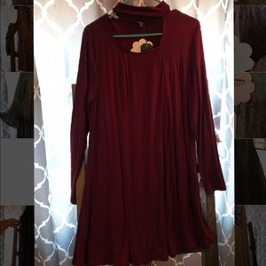 Hopes Make You Remember Dress: Burgundy